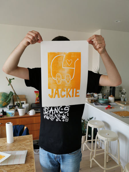 Poster & kaartje voor Jackie