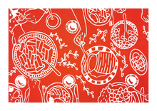 Afbeelding in Gallery-weergave laden, Kerstkaartje 'Kerstdiner' 2023