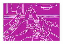 Afbeelding in Gallery-weergave laden, Kerstkaartje 'Klinken' 2023