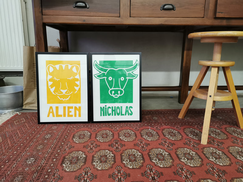 Stier & Tijger voor Nicholas & Alien