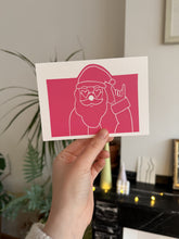 Afbeelding in Gallery-weergave laden, Kerstkaartje &#39;Coole kerstman&#39;
