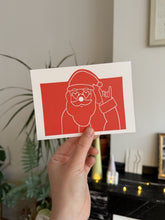 Afbeelding in Gallery-weergave laden, Kerstkaartje &#39;Coole kerstman&#39;
