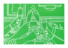 Afbeelding in Gallery-weergave laden, Kerstkaartje &#39;Klinken&#39; 2023
