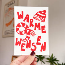 Afbeelding in Gallery-weergave laden, Kerstkaartje &#39;Warme wensen&#39; 2025
