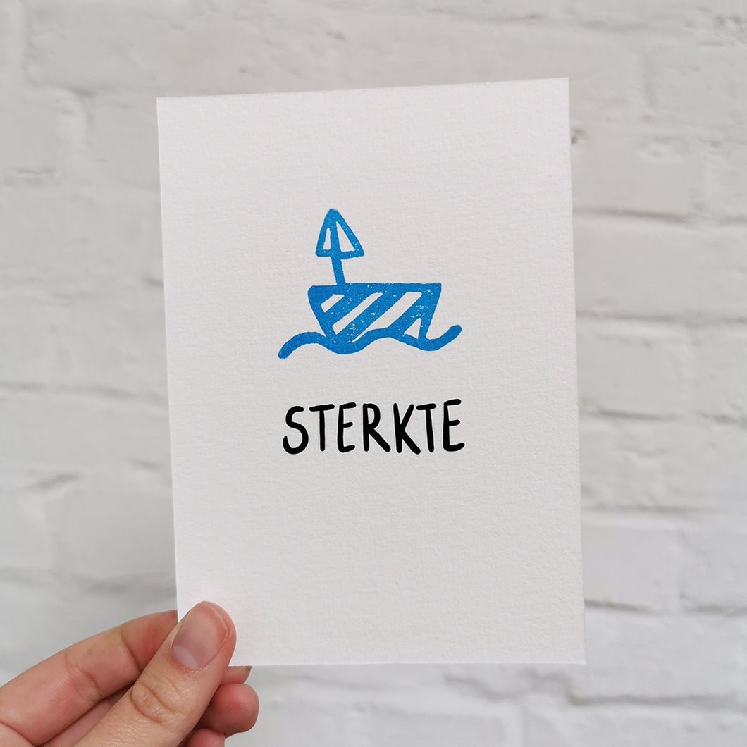 Sterkte - bootje